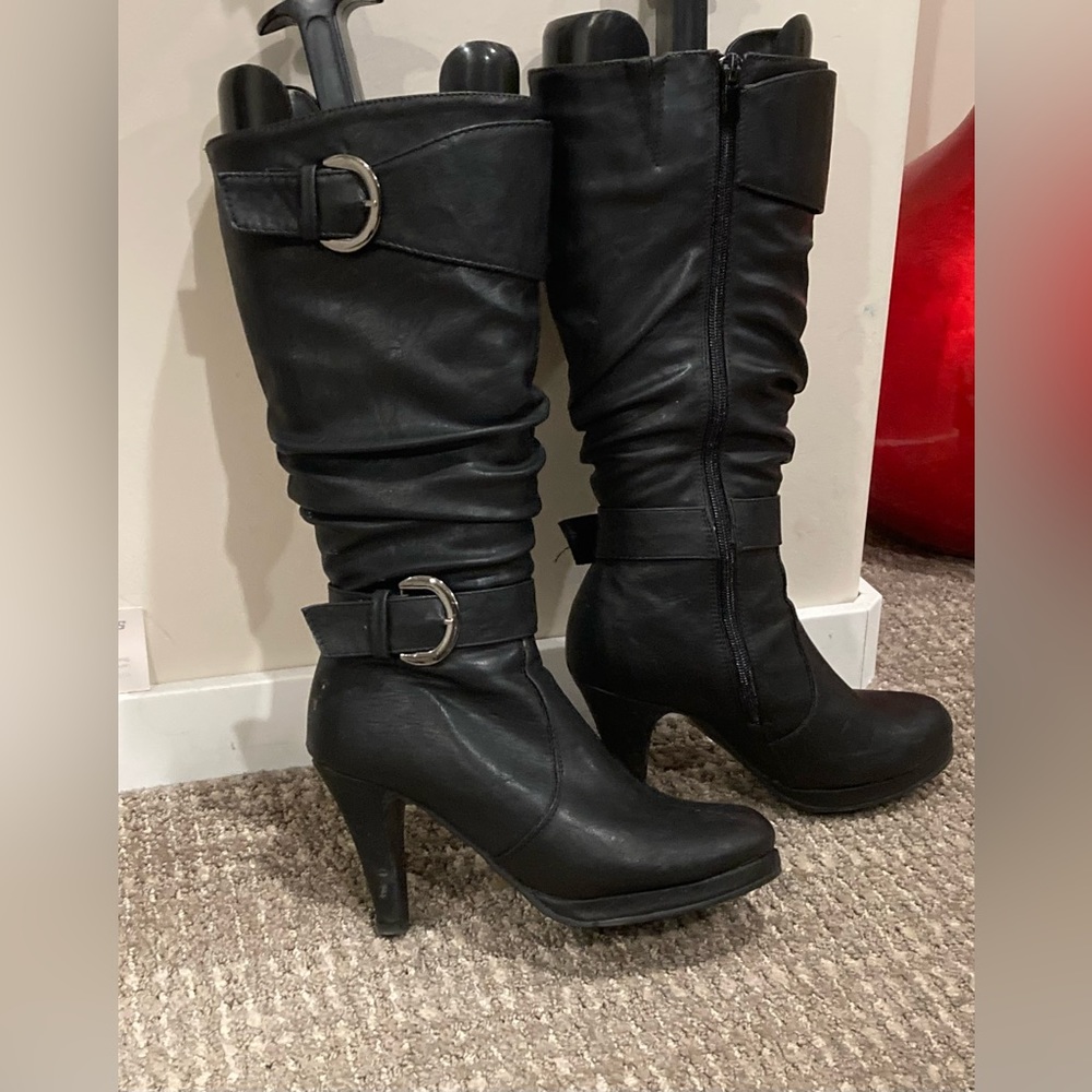 Black boots